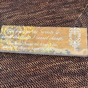 Decorative Serenity Prayer Plaque
